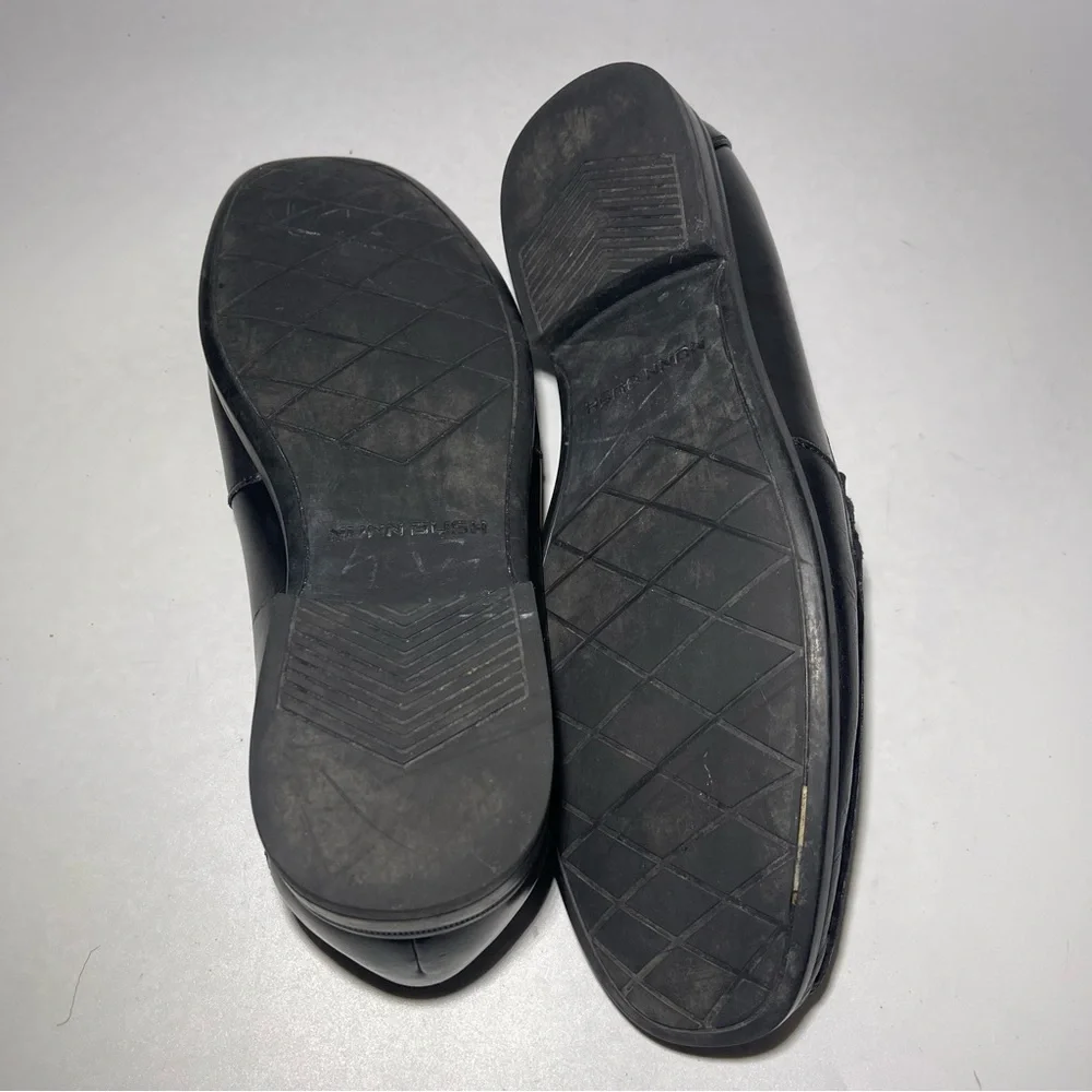 NUN BUSH Dark Brown leather SlipOn Moc Loafer Shoe